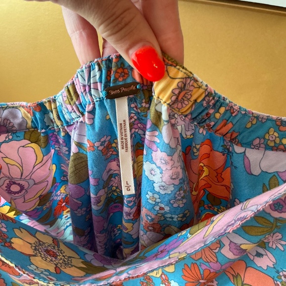 Free People Maxi Floral Dress Size Large - Picture 3 of 5